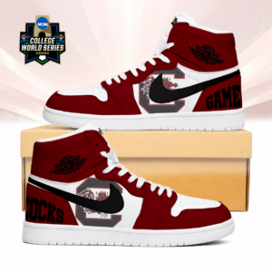 Limited Edition – Customized NCAA South Carolina Gamecocks Air Jordan 1 Sneakers