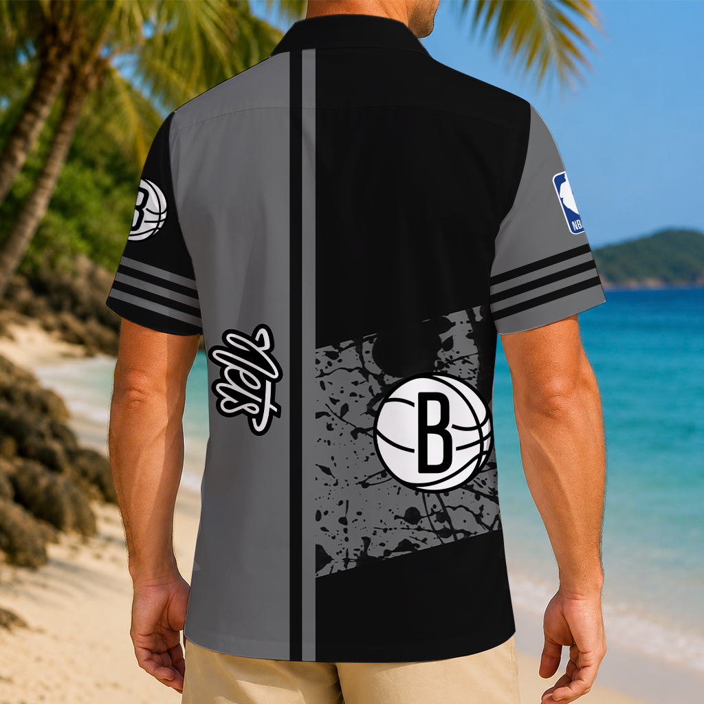 Limited Edition – Customized NBA Brooklyn Nets Unisex Hawaiian Shirt - Image 2
