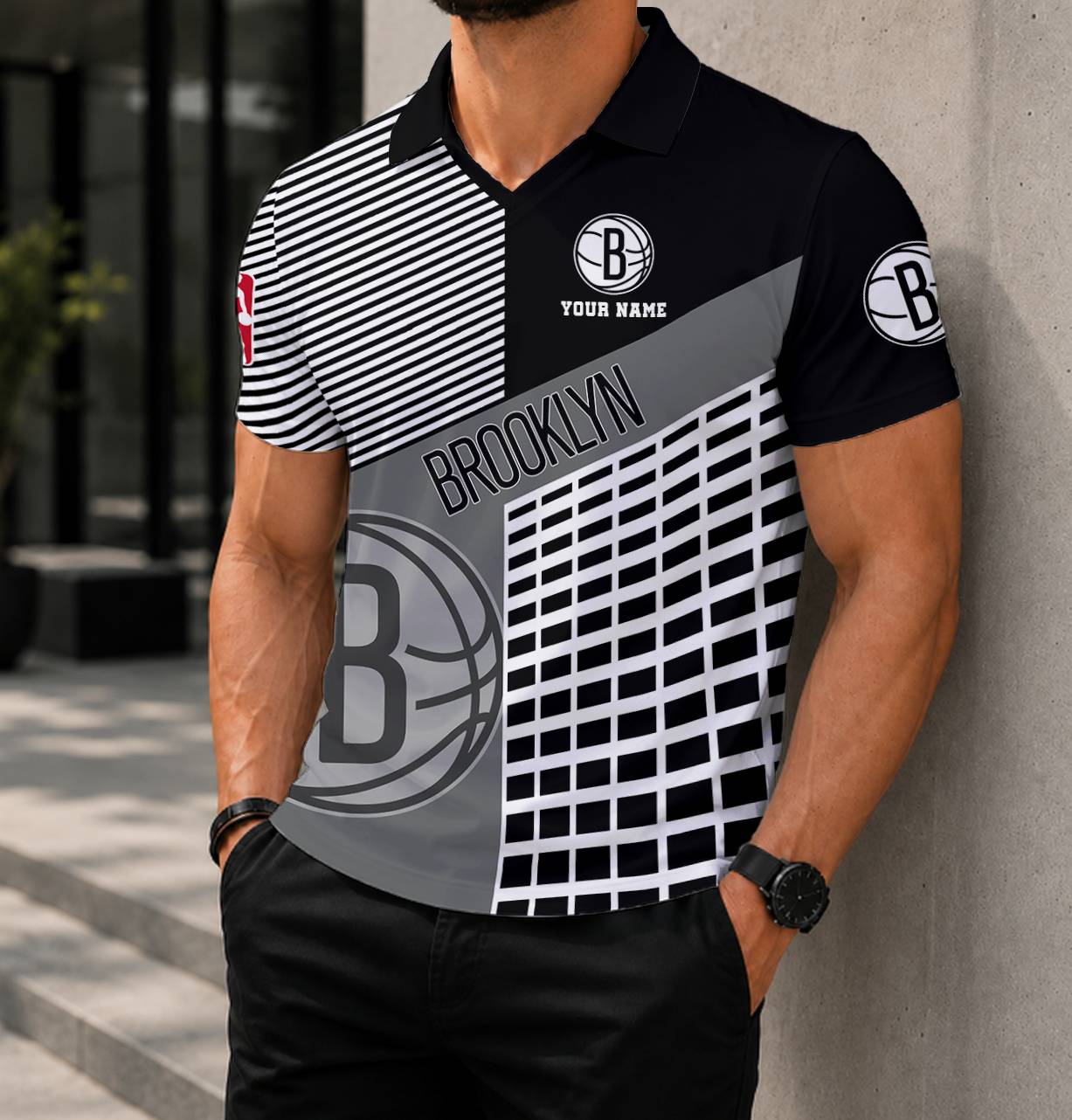 Limited Edition – Customized NBA Brooklyn Nets Polo Shirt