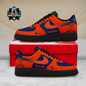 Limited Edition – Customized NCAA Virginia Cavaliers Air Force 1 Shoes