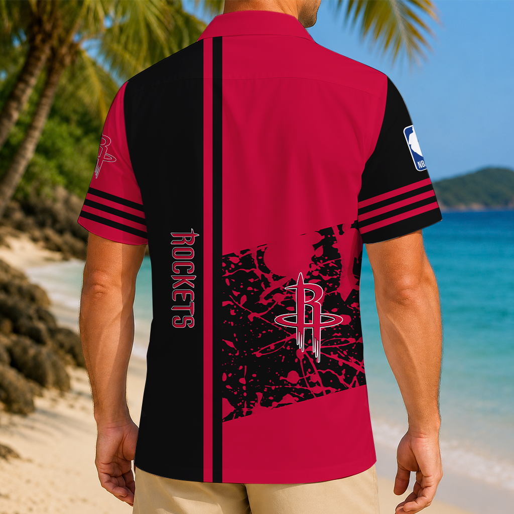 Limited Edition – Customized NBA Houston Rockets Unisex Hawaiian Shirt - Image 2