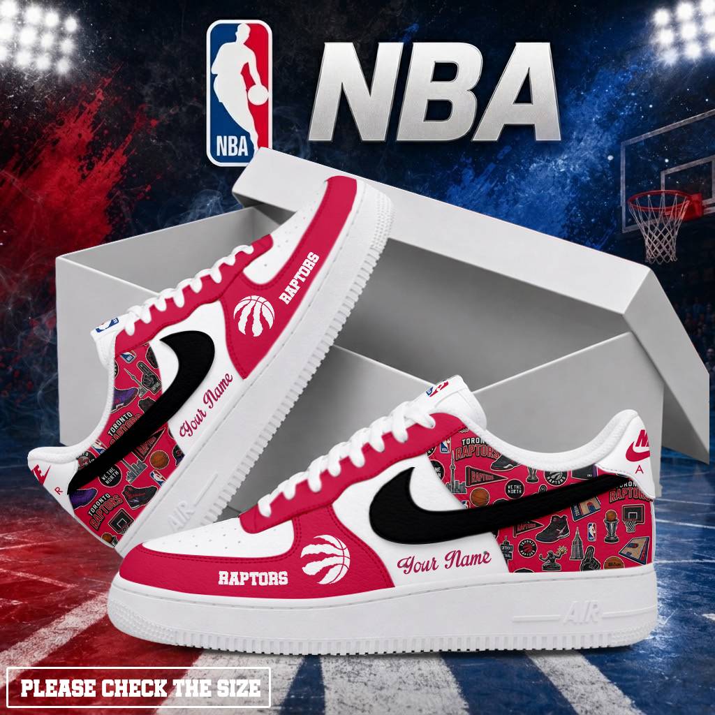 Limited Edition – Customized NBA Toronto Raptors Air Force 1 Shoes