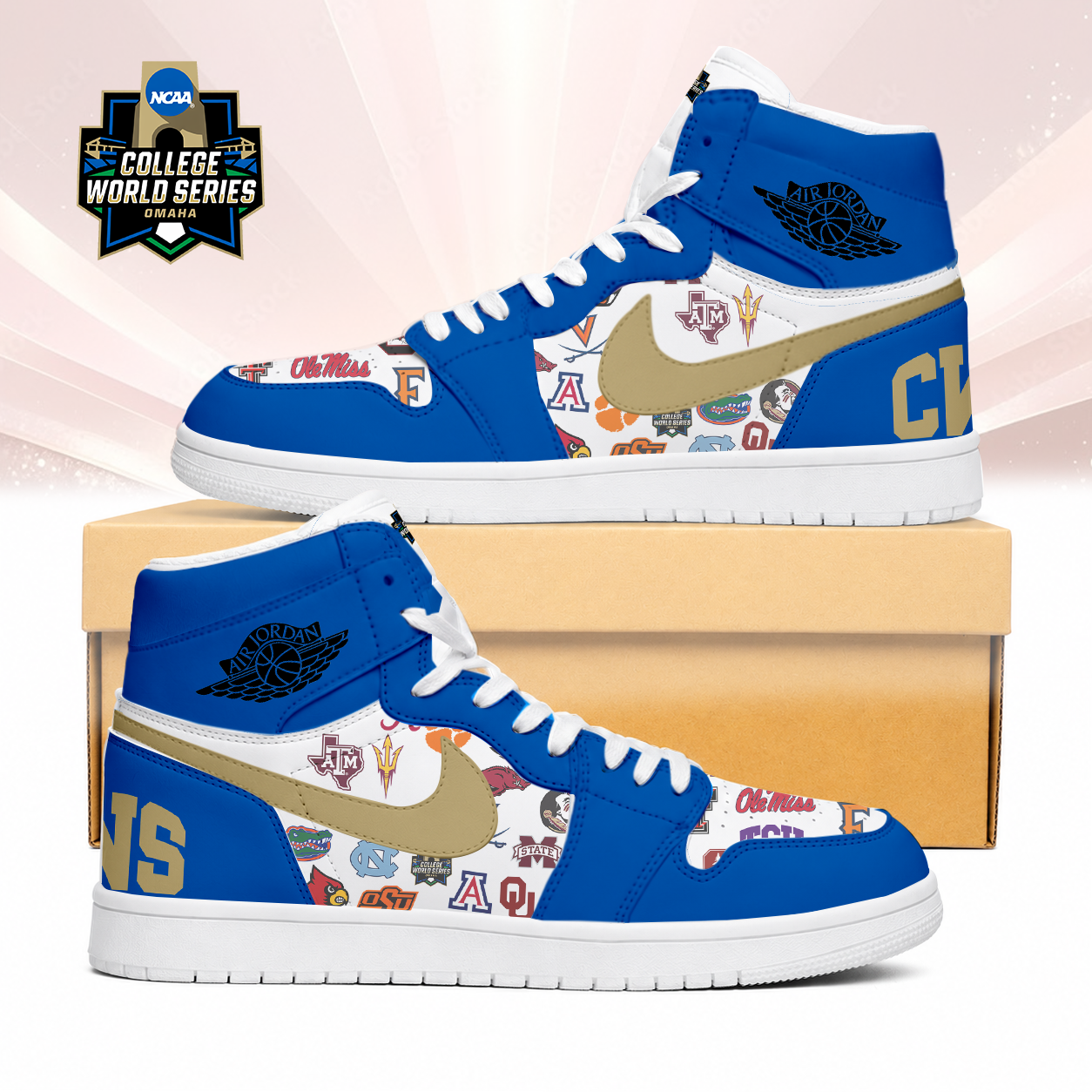Limited Edition – Customized NCAA All Teams Air Jordan 1 Sneakers
