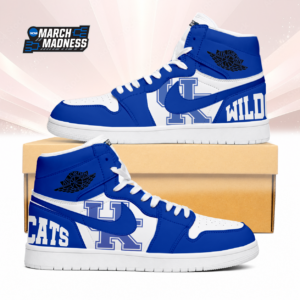 Limited Edition – Customized NCAA Kentucky Wildcats Air Jordan 1 Sneakers