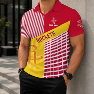 Limited Edition – Customized NBA Houston Rockets Polo Shirt