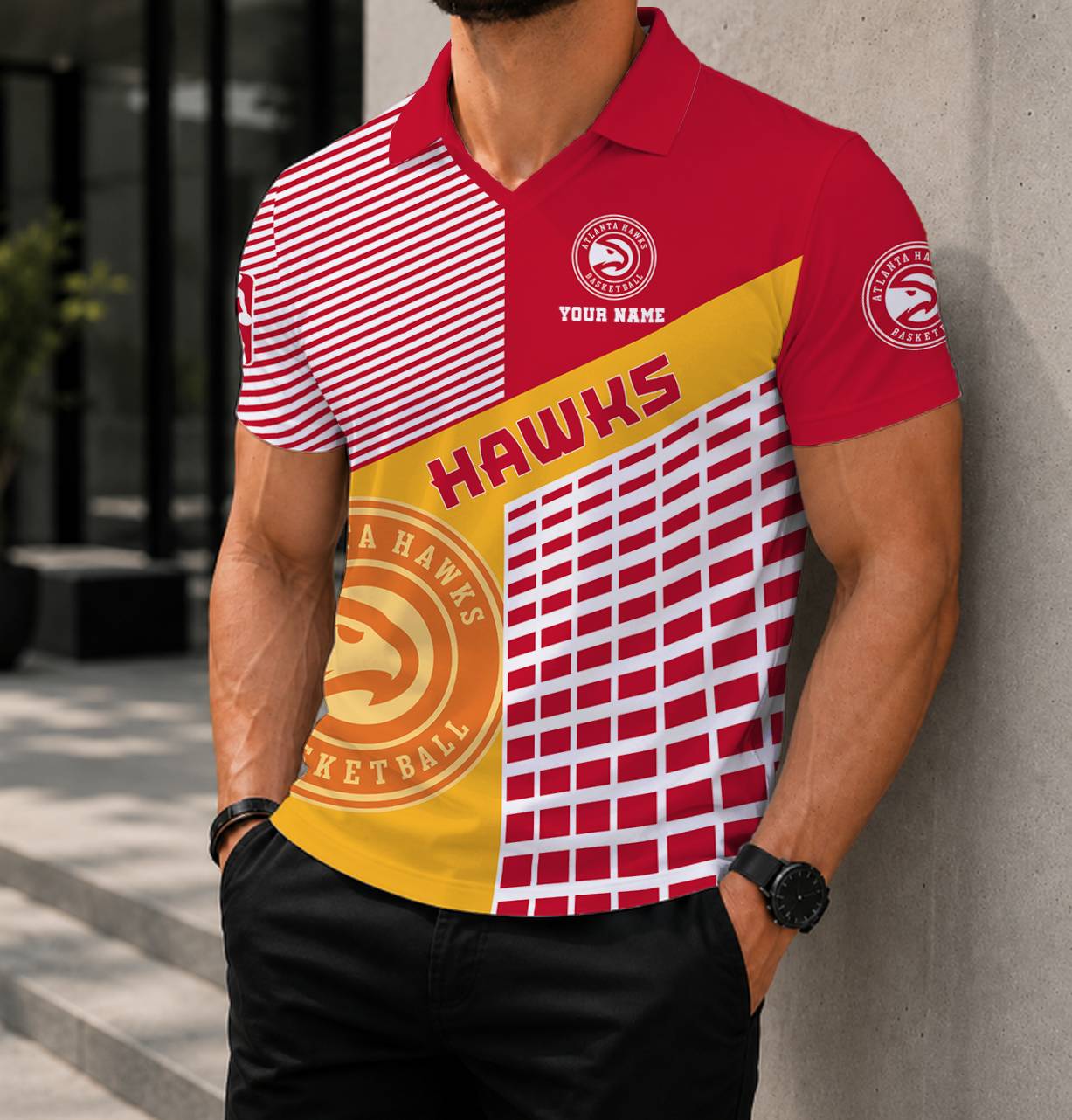 Limited Edition – Customized NBA Atlanta Hawks Polo Shirt