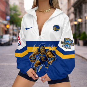 Limited Edition – Customized NBA Golden State Warriors V-Neck Zipper Sweatshirt Jacket