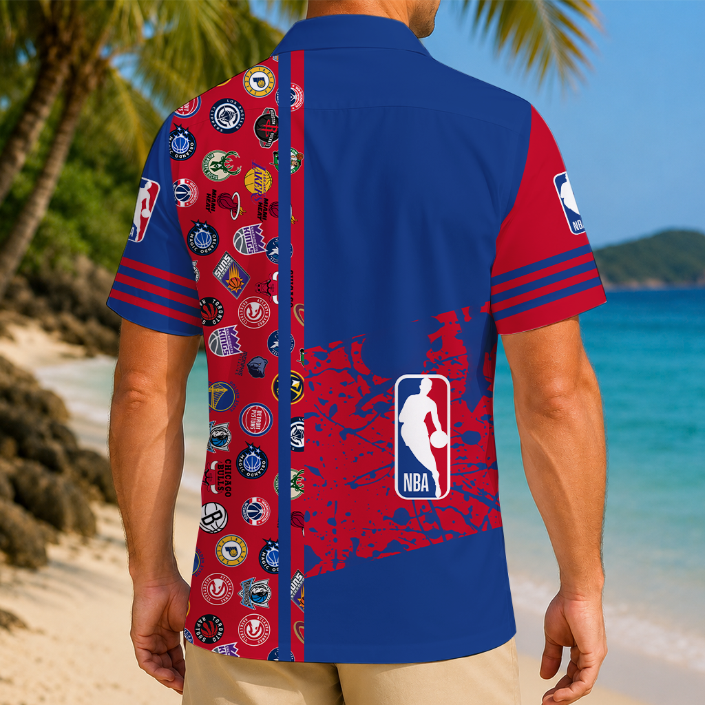Limited Edition – Customized NBA All Teams Unisex Hawaiian Shirt - Image 2
