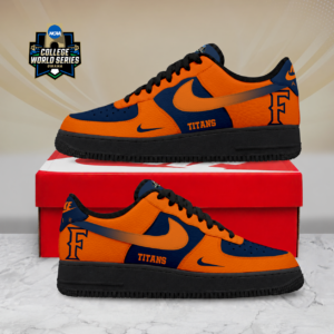 Limited Edition – Customized NCAA Cal State Fullerton Titans Air Force 1 Shoes