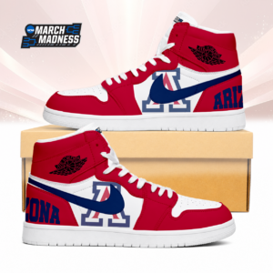 Limited Edition – Customized NCAA Arizona Wildcats Air Jordan 1 Sneakers
