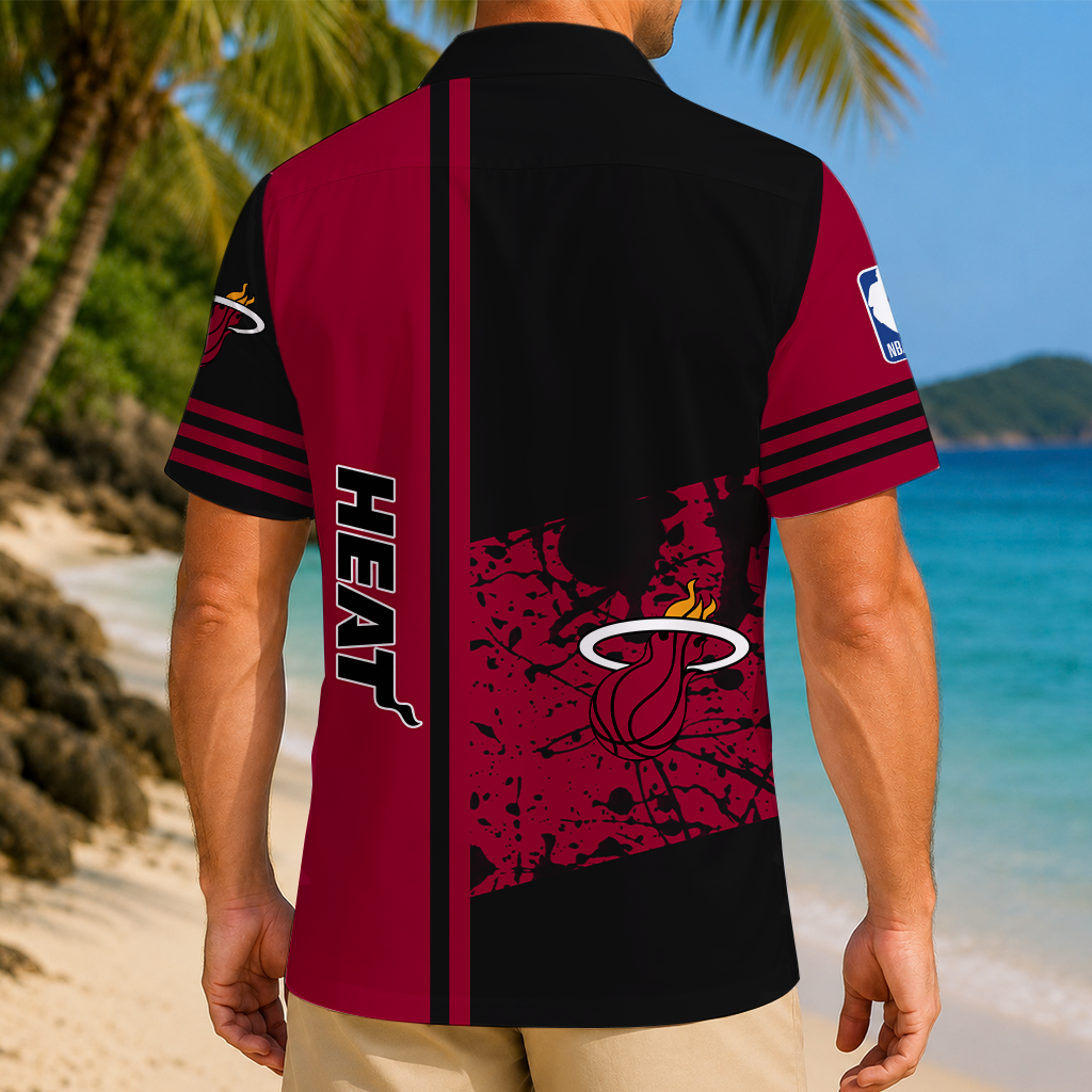 Limited Edition – Customized NBA MiaMiami Heat Unisex Hawaiian Shirt - Image 2