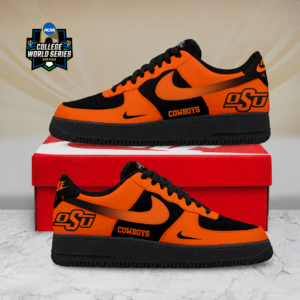 Limited Edition – Customized NCAA Oklahoma State Cowboys Air Force 1 Shoes