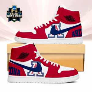 Limited Edition – Customized NCAA Arizona Wildcats Air Jordan 1 Sneakers