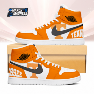 Limited Edition – Customized NCAA Tennessee Volunteers Air Jordan 1 Sneakers