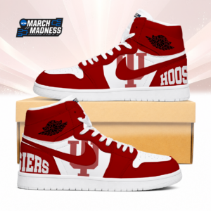 Limited Edition – Customized NCAA Indiana Hoosiers Air Jordan 1 Sneakers