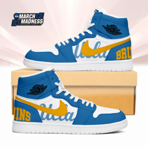 Limited Edition – Customized NCAA Ucla Bruins Air Jordan 1 Sneakers