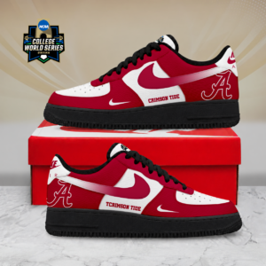 Limited Edition – Customized NCAA Alabama Crimson Tide Air Force 1 Shoes