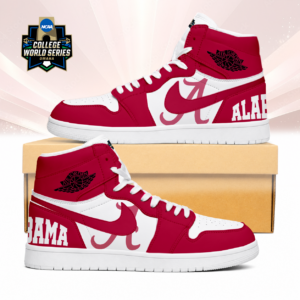 Limited Edition – Customized NCAA Alabama Crimson Tide Air Jordan 1 Sneakers
