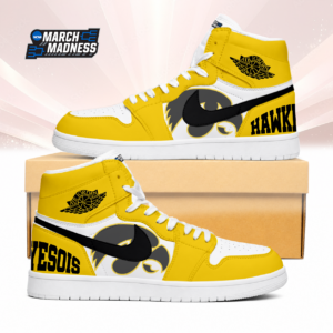 Limited Edition – Customized NCAA Iowa Hawkeyes Air Jordan 1 Sneakers