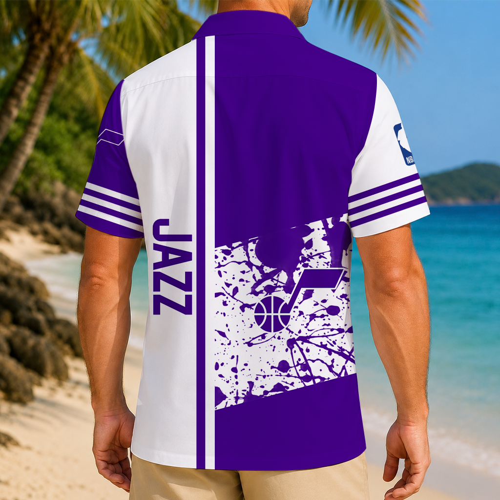 Limited Edition – Customized NBA Utah Jazz Unisex Hawaiian Shirt - Image 2