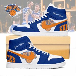 Limited Edition – Customized NBA New York Knicks Air Jordan 1 Sneakers