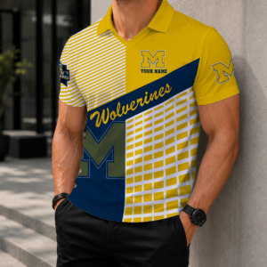 Limited Edition – Customized NCAA Michigan Wolverines Polo Shirt