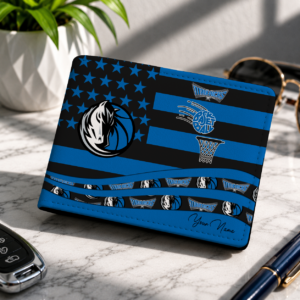 Limited Edition – Customized NBA Dallas Mavericks Leather Wallet