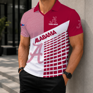 Limited Edition – Customized NCAA Alabama Crimson Tide Polo Shirt