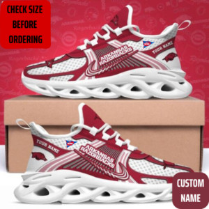 Limited Edition – Customized NCAA Arkansas Razorbacks Max Soul Sneakers
