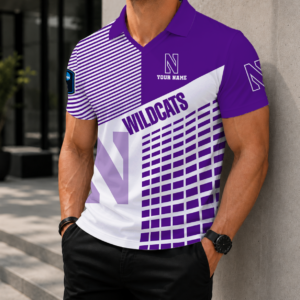 Limited Edition – Customized NCAA Northwestern Wildcats Polo Shirt
