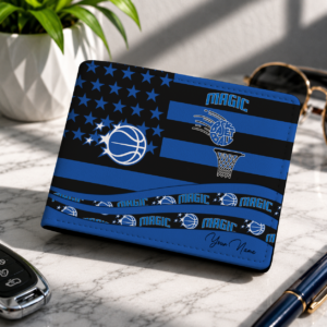 Limited Edition – Customized NBA Orlando Magic Leather Wallet