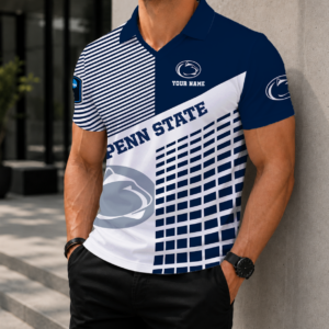 Limited Edition – Customized NCAA Penn State Nittany Lions Polo Shirt