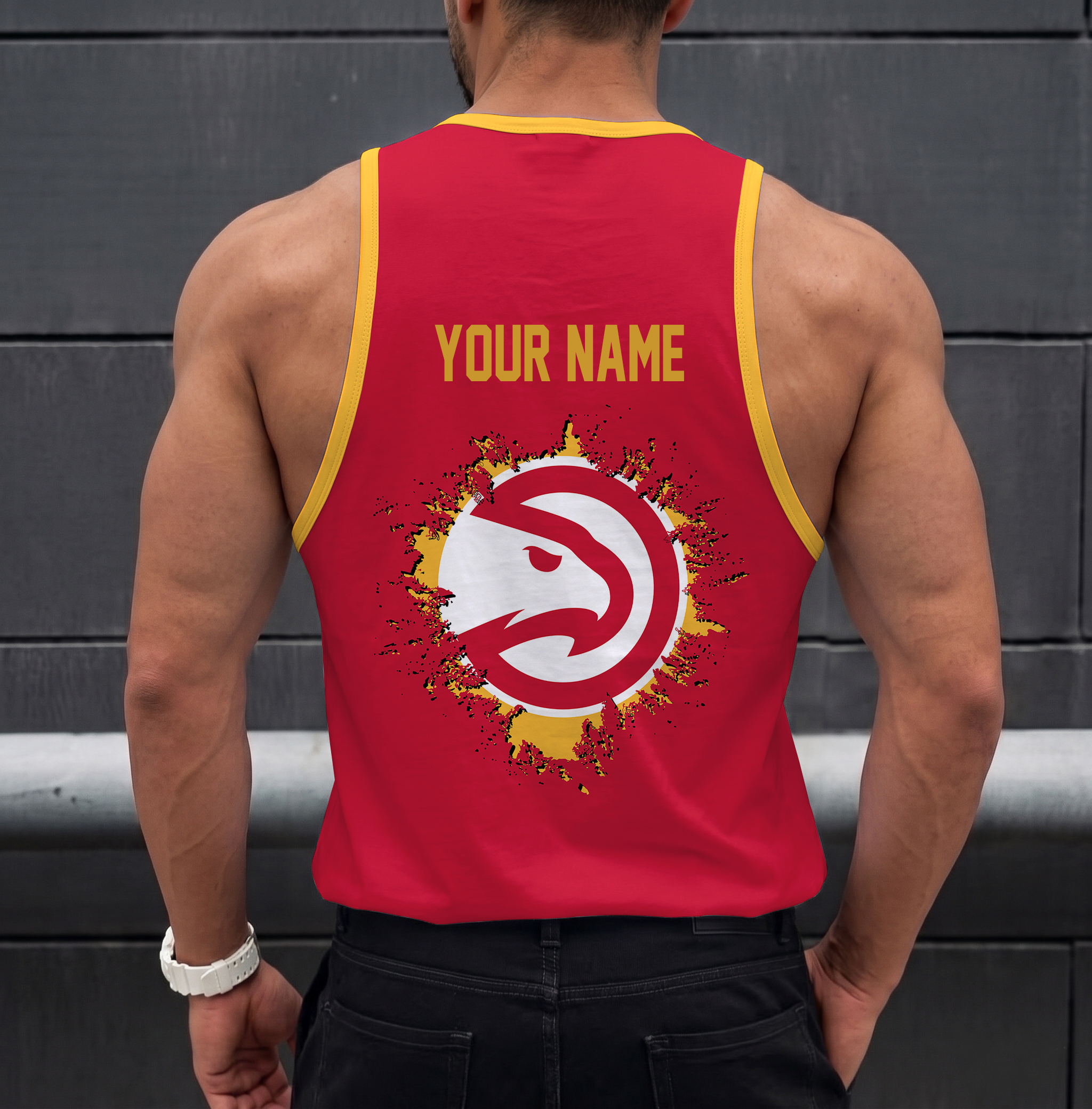 Limited Edition – Customized NBA Atlanta Hawks Unisex Tank Top - Image 2
