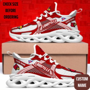 Limited Edition – Customized NCAA Louisville Cardinals Max Soul Sneakers