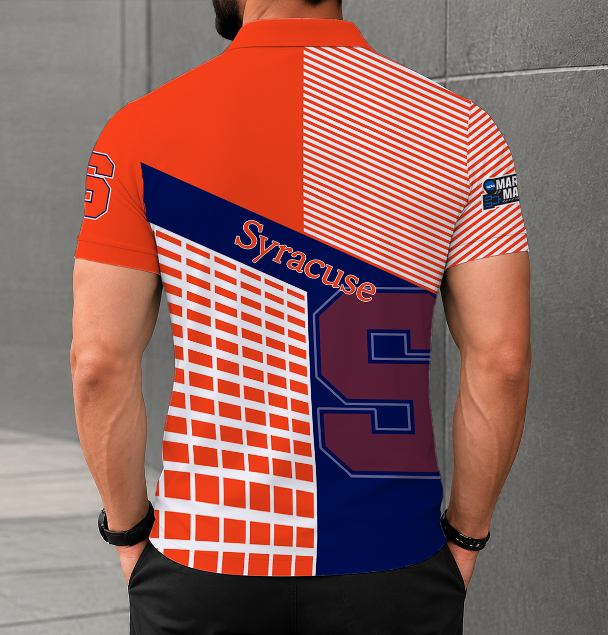 Limited Edition – Customized NCAA Syracuse Orange Polo Shirt - Image 2
