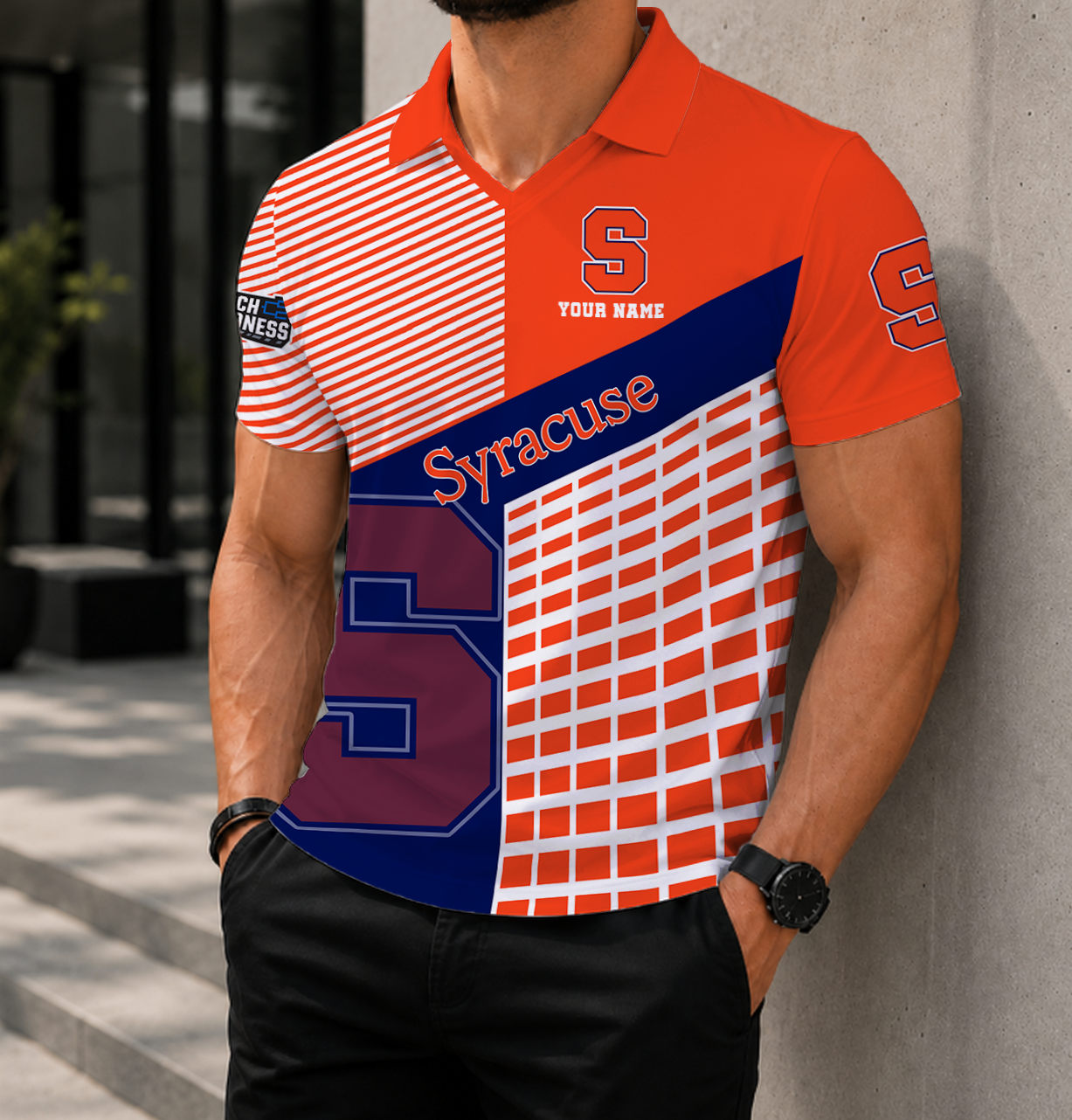 Limited Edition – Customized NCAA Syracuse Orange Polo Shirt