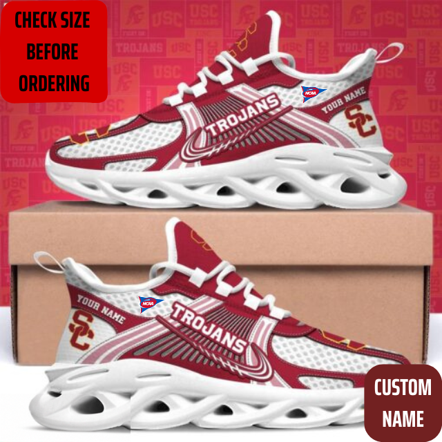 Limited Edition – Customized NCAA Usc Trojans Max Soul Sneakers