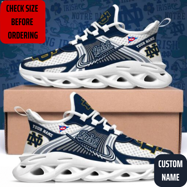 Limited Edition – Customized NCAA Notre Dame Fighting Irish Max Soul Sneakers