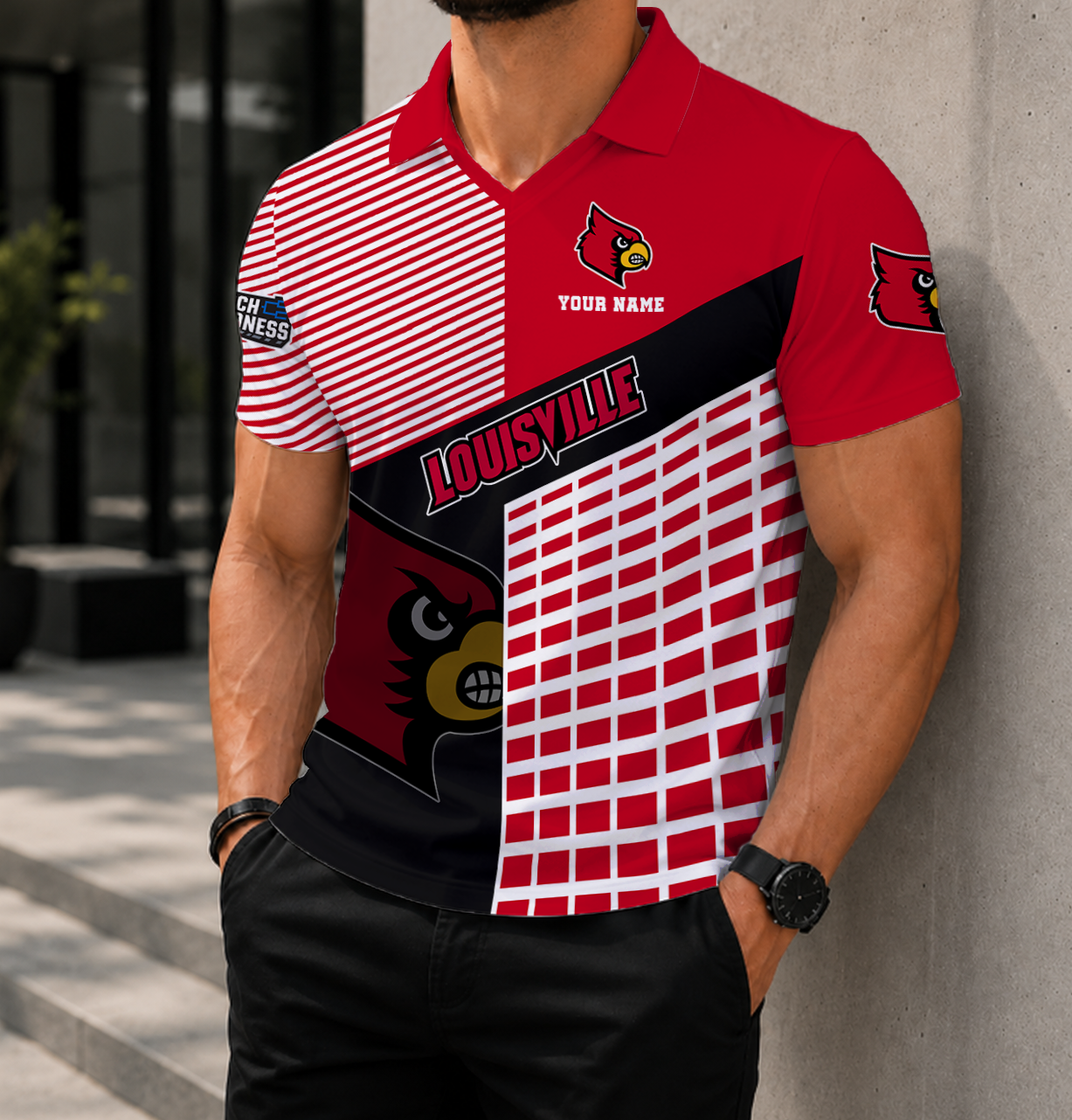 Limited Edition – Customized NCAA Louisville Cardinals Polo Shirt