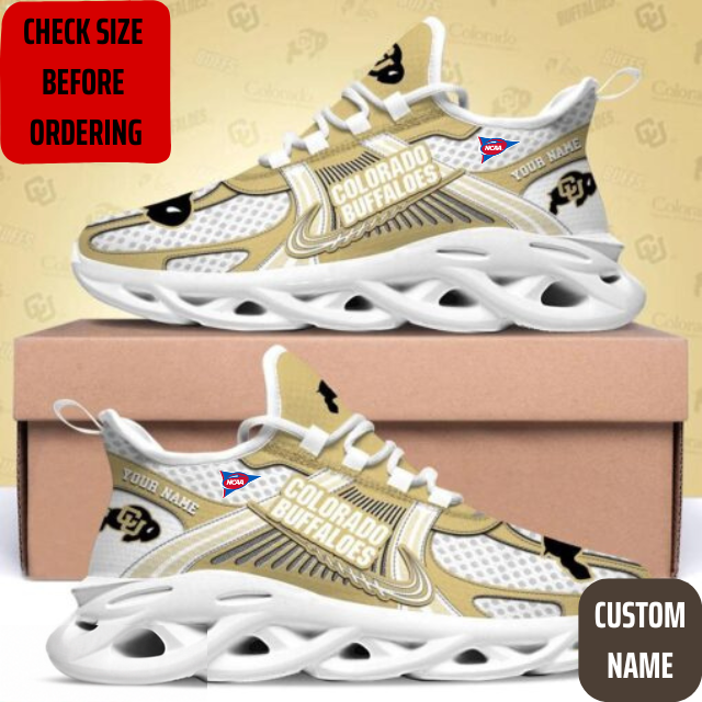 Limited Edition – Customized NCAA Colorado Buffaloes Max Soul Sneakers