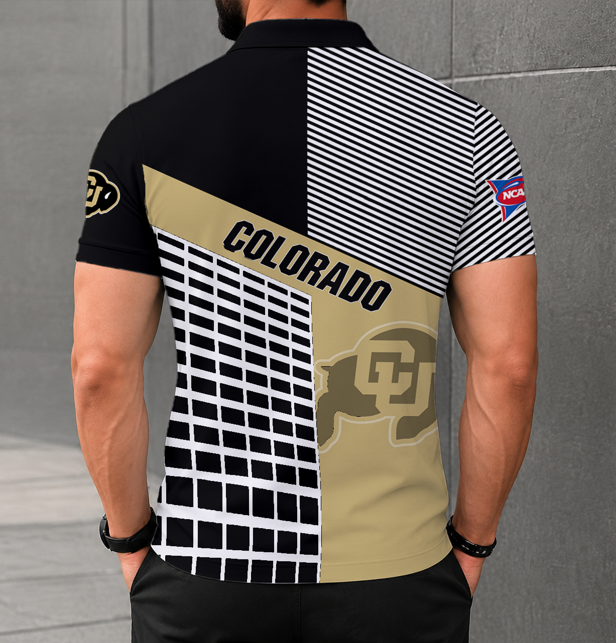 Limited Edition – Customized NCAA Colorado Buffaloes Polo Shirt - Image 2