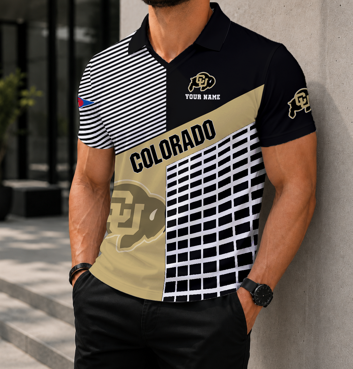 Limited Edition – Customized NCAA Colorado Buffaloes Polo Shirt