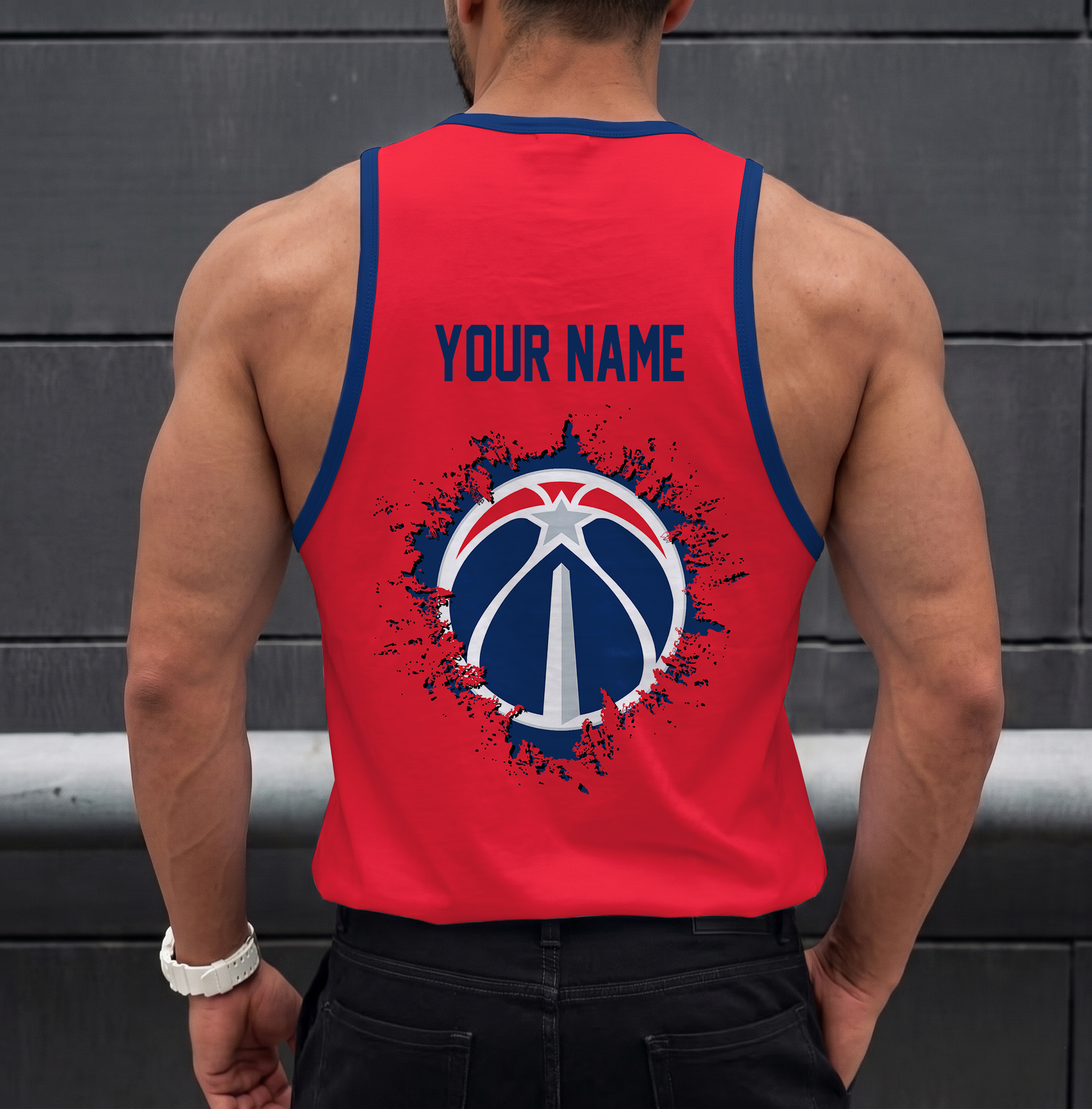 Limited Edition – Customized NBA Washington Wizards Unisex Tank Top - Image 2