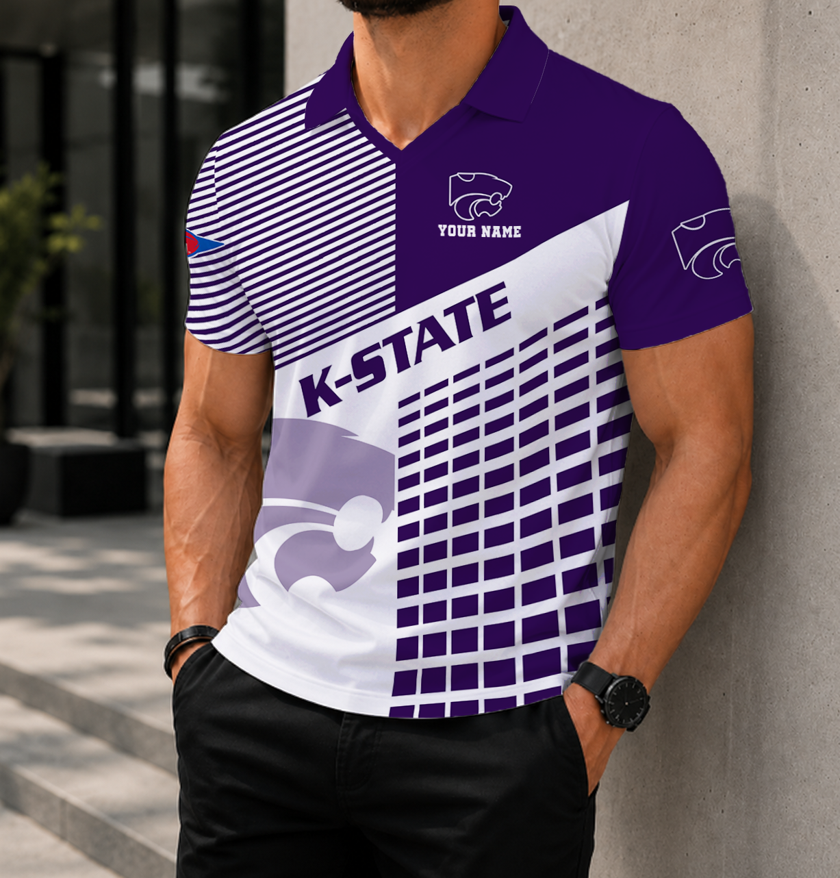 Limited Edition – Customized NCAA Kansas State Wildcats Polo Shirt