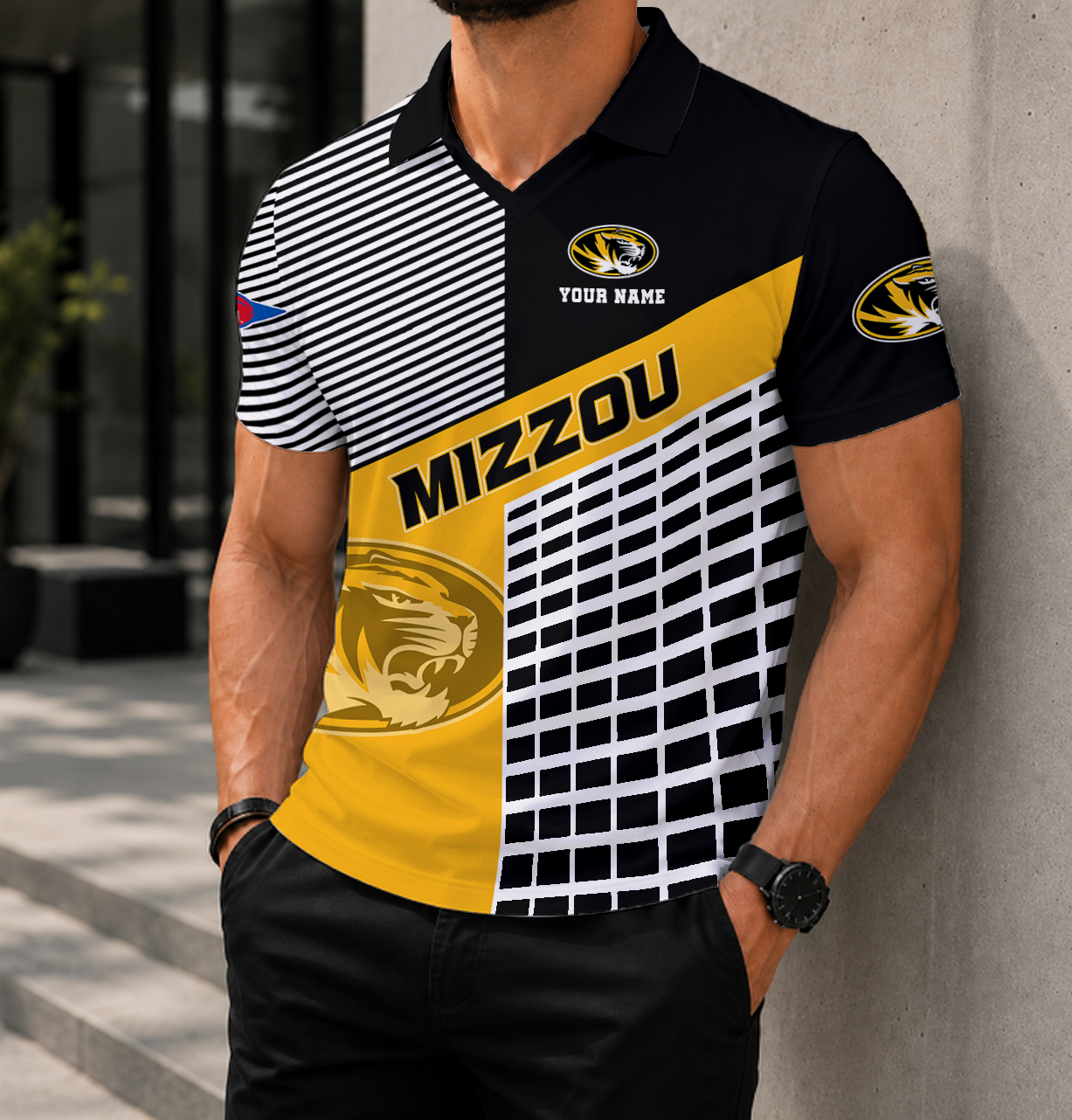 Limited Edition – Customized NCAA Missouri Tigers Polo Shirt