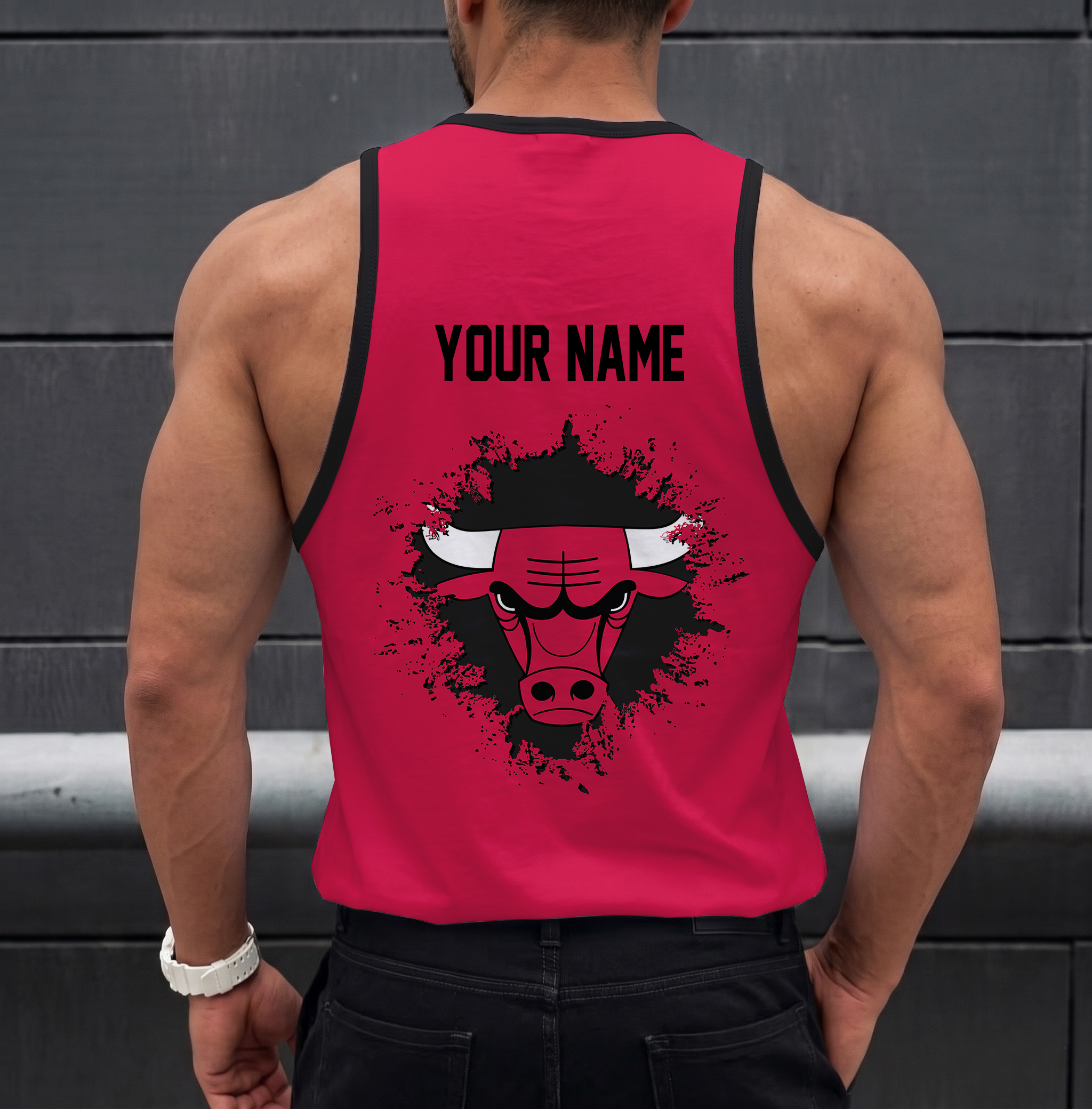 Limited Edition – Customized NBA Chicago Bulls Unisex Tank Top - Image 2