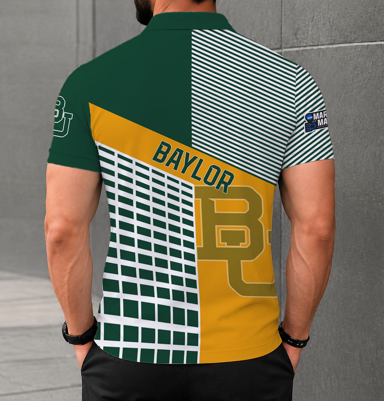 Limited Edition – Customized NCAA Baylor Bears Polo Shirt - Image 2