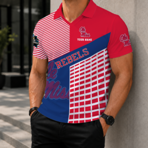Limited Edition – Customized NCAA Ole Miss Rebels Polo Shirt