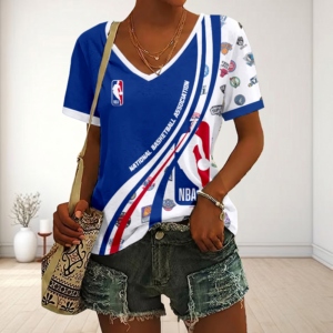 Limited Edition – Customized NBA All Teams V-Neck Female Shirt