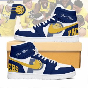 Limited Edition – Customized NBA Indiana Pacers Air Jordan 1 Sneakers